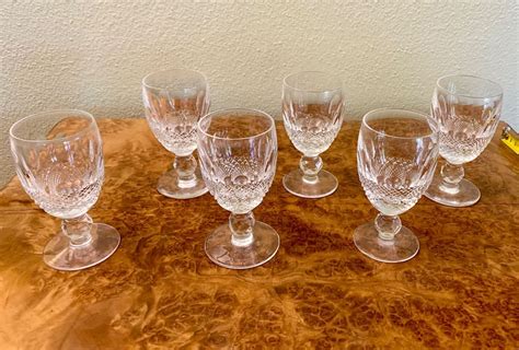 Bicchieri in cristallo Waterford con tagli intricati