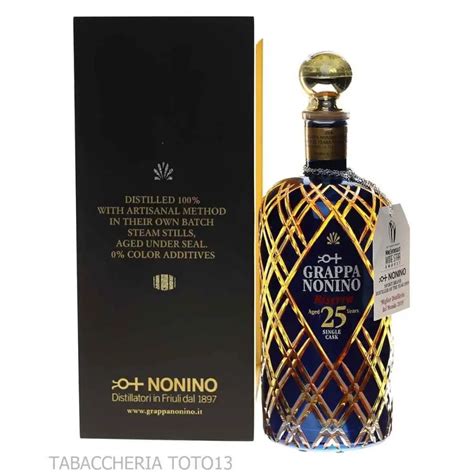 Bottiglia di Grappa Nonino in edizione limitata