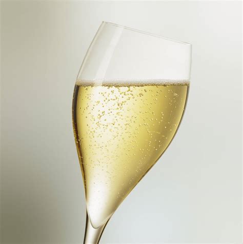 Flute da champagne con bollicine