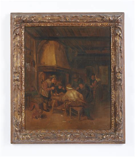 Interno di un'osteria parigina del XIX secolo