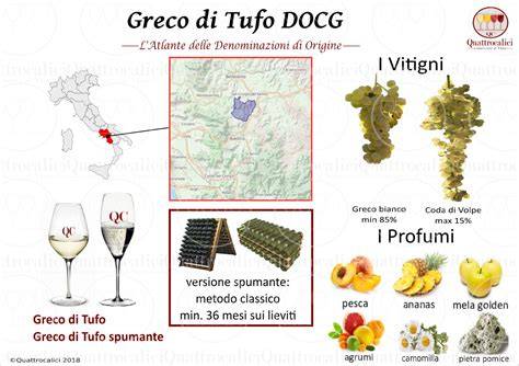 Mappa della zona di produzione del Greco di Tufo DOCG