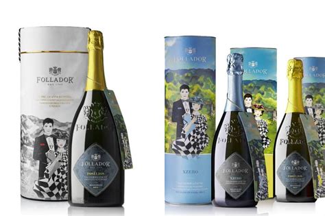 Bottiglie di Prosecco Follador con packaging celebrativo