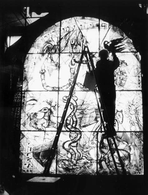 Giovane Marc Chagall in un atelier