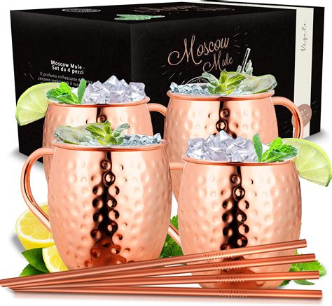 tazze di rame per moscow mule
