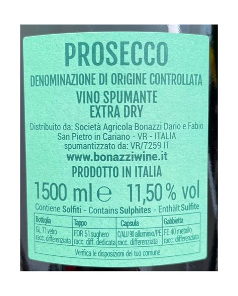 Antica etichetta di Prosecco