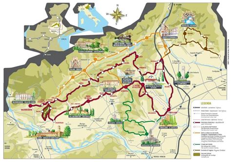 Mappa della Strada del Prosecco