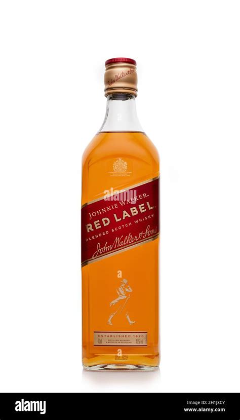 Bottiglia iconica di Johnnie Walker degli inizi del XX secolo