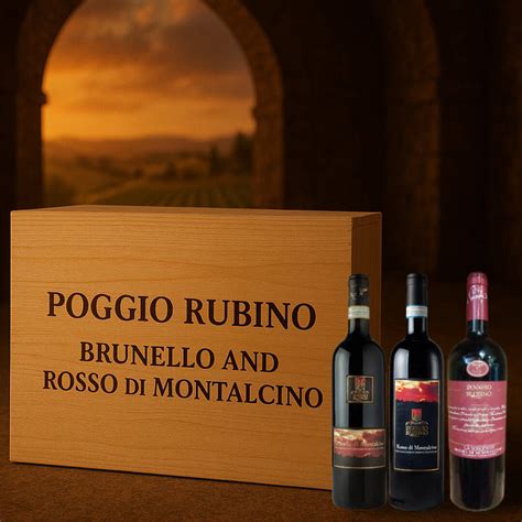 Bicchiere di Brunello di Montalcino rosso rubino