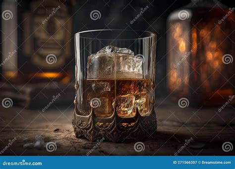 Bottiglia di Scotch Whisky con bicchiere