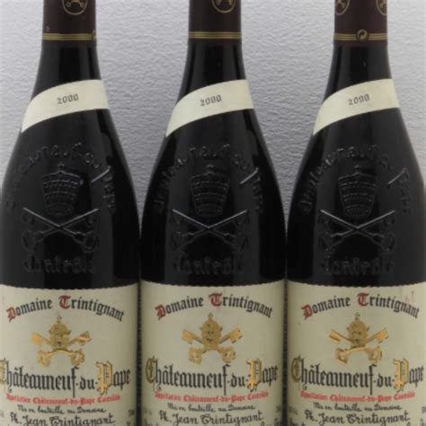 Una bottiglia di Châteauneuf-du-Pape