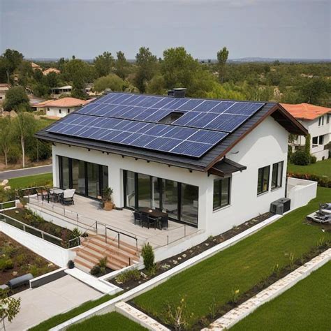 Immagine di una cantina moderna con pannelli solari