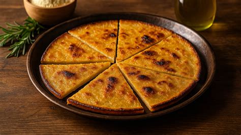 Immagine di una farinata appena sfornata