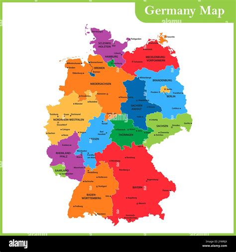 Mappa della Germania con evidenziate le regioni vinicole