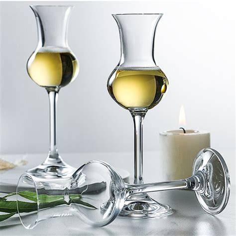 Close-up of grappa in a balloon glass