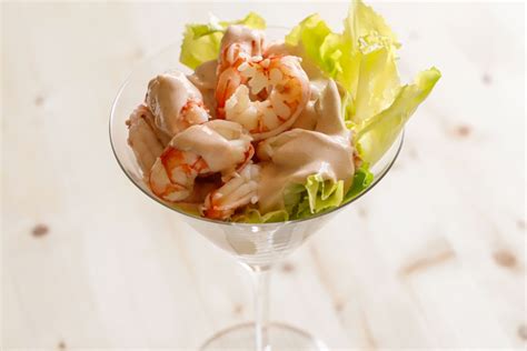 Cocktail di gamberi con salsa rosa