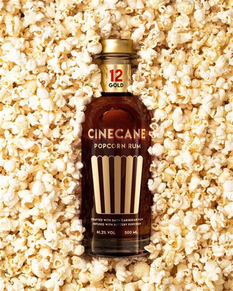 Schema con le note aromatiche del Cinecane Popcorn Rum