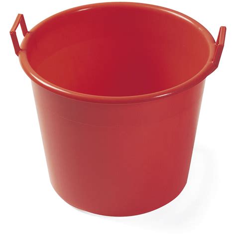 Mastello per enologia da 50 litri in HDPE arancione