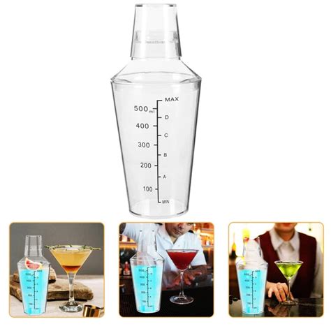 Shaker Brandani in vetro con scala graduata