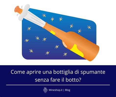 illustrazione che mostra come aprire una bottiglia di spumante in sicurezza