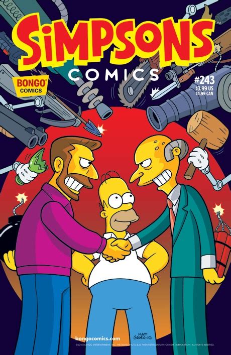 Copertina di Simpsons Comics