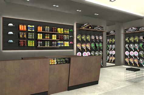 Vetrina di un negozio di articoli sportivi outdoor