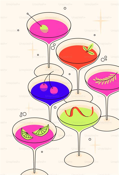 Illustrazione di un bong con diverse bevande accanto