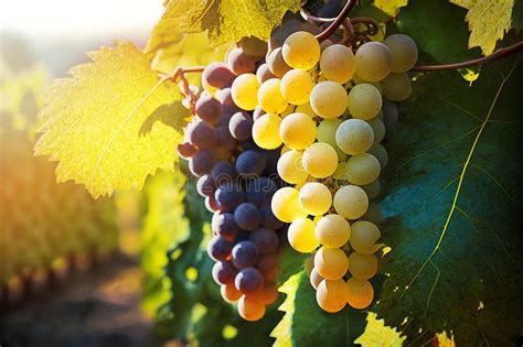 Uve rosse mature in vigna