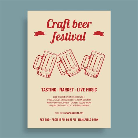 Manifesto festival della birra artigianale