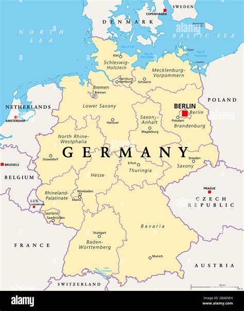Mappa della Germania con evidenziate Monaco, Pilsen e Dortmund