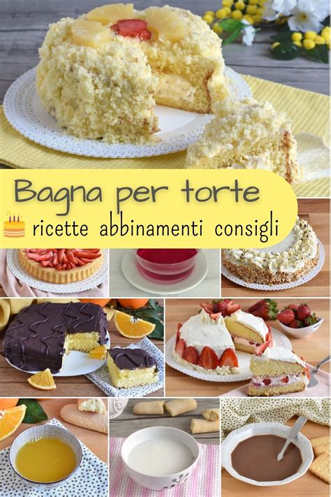 Ingredienti base per una bagna per torte