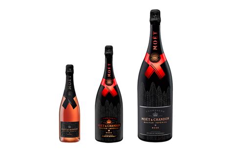 Bottiglie di Moët & Chandon diverse