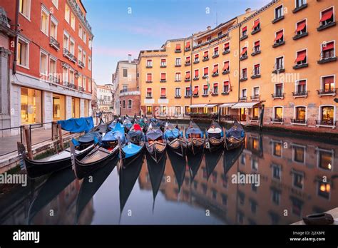 Panorama di Venezia con canali e gondole