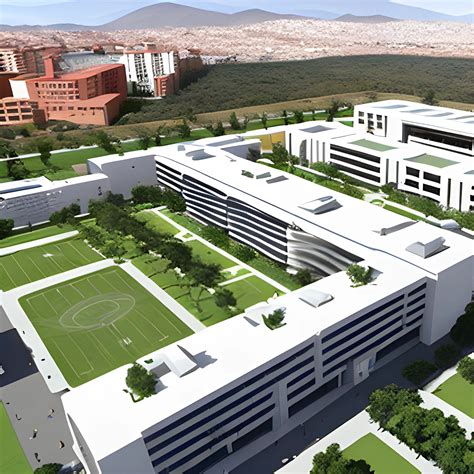 Campus universitario con studenti