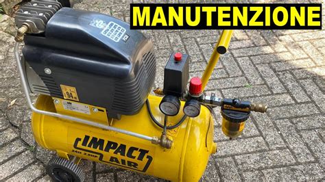Manutenzione del compressore d'aria