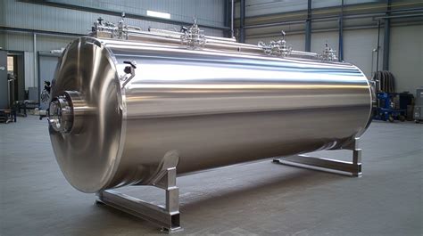 Serbatoi in acciaio inox in una cantina