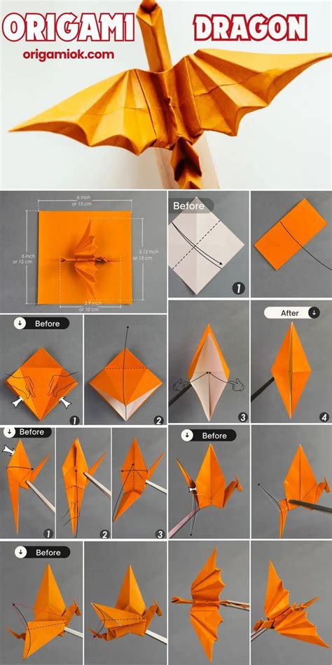 un origami a forma di drago