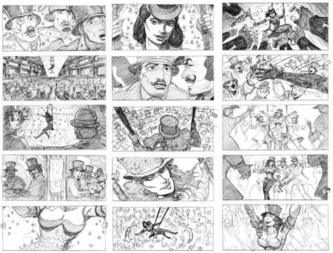 storyboard di un film