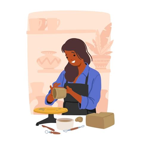 Artigiano georgiano che modella un Qvevri