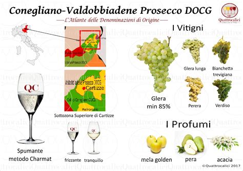 Mappa della regione Valdobbiadene Docg