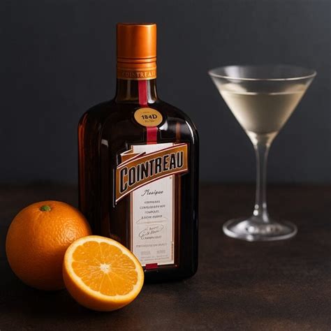 Bottiglia di Cointreau con arance