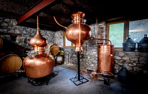 Alambicchi di distillazione di whisky