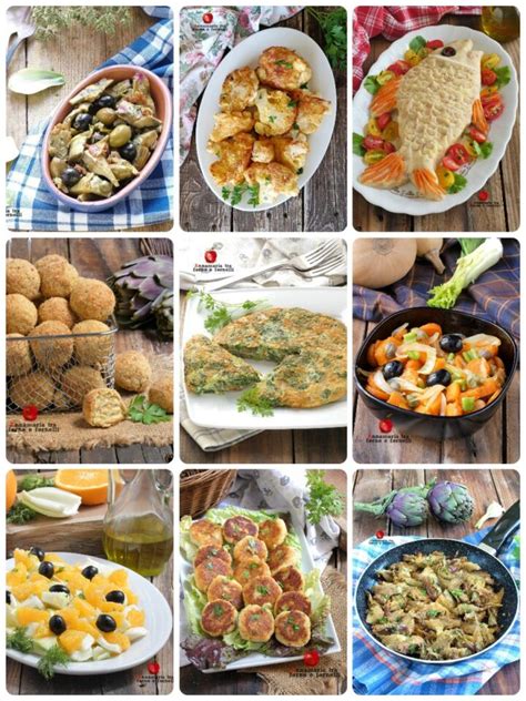 Un assortimento colorato di antipasti vegetariani