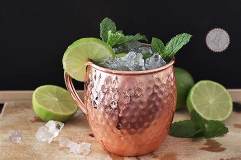 Illustrazione degli ingredienti del Moscow Mule