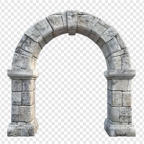 Arco di pietra antico in un paesaggio rurale