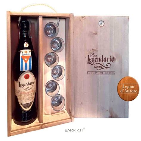 Bottiglia in ceramica di rum Legendario