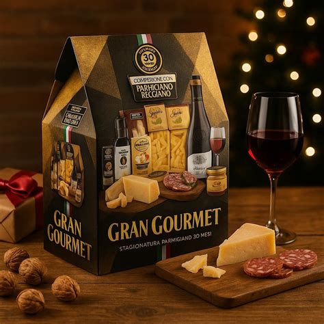 Cesto regalo con prodotti tipici italiani