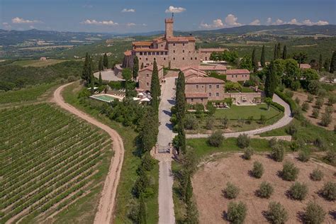 Mappa della tenuta di Castello Banfi con indicazione dei vigneti