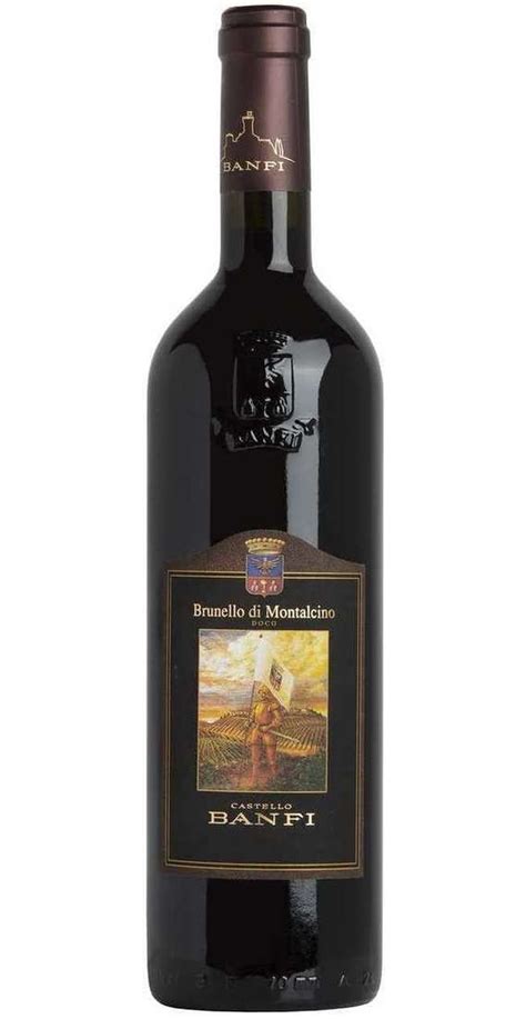 Bottiglia di Brunello di Montalcino Castello Banfi