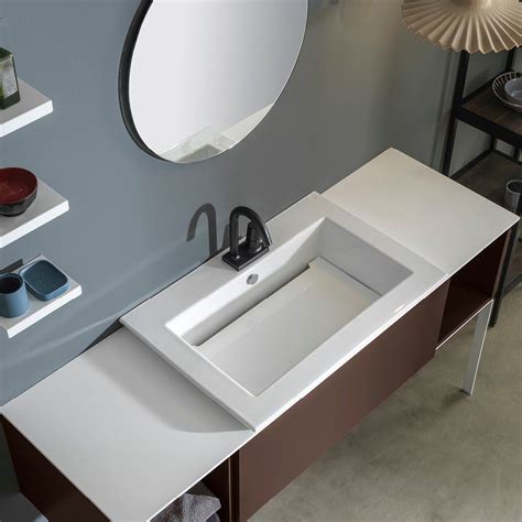 lavabo incasso champagne design moderno