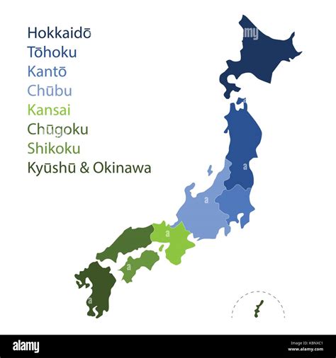 Mappa del Giappone con evidenziate le prefetture di Niigata e Okinawa